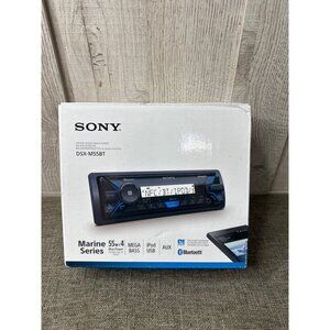 Sony DSX-M55BT Marine Bluetooth Media Player iPhone Android MP3 AM FM XM USB Aux
